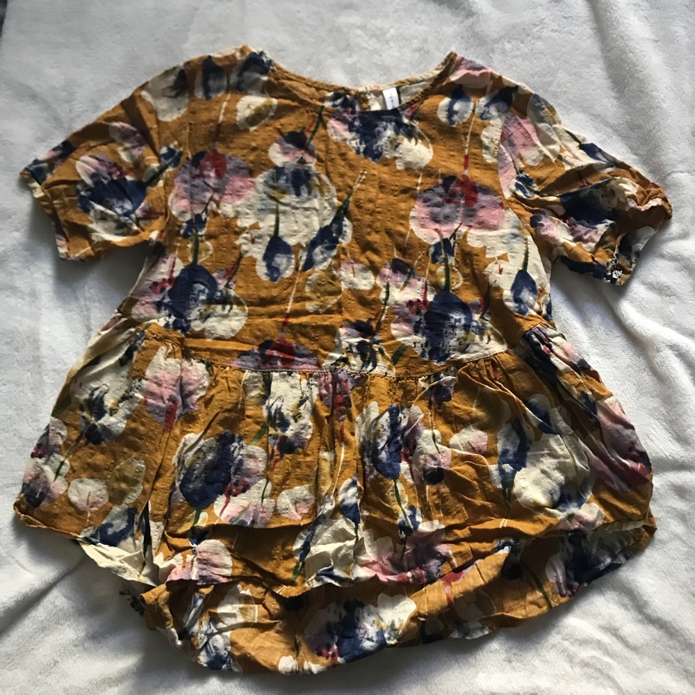 Romwe floral shirt.